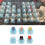 Glacier – interrupteur tactile silencieux, rvb, échange à-1 4