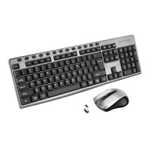Draadloze toetsenbord- en muisset Draagbare plug-play