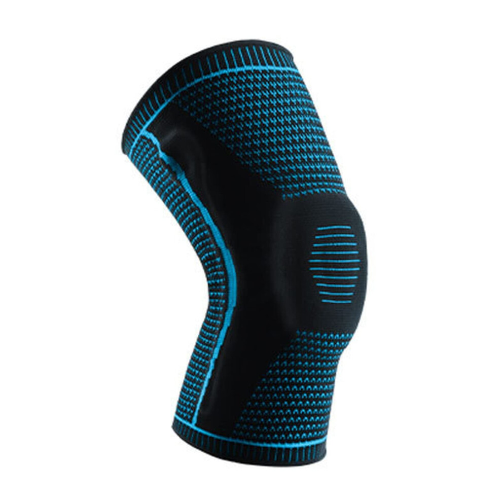 Knee Pads for Sports Knee Support Silicone Spring Patella Protector (Blue, XL)-image-OPC-PP75YGG-NEW
