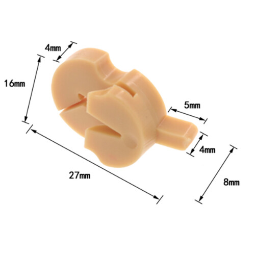 Durable Rubber Violin Practice Silencer Mute for Soft, Wear-Resistant Sound Control 1