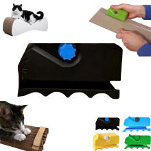 Cardboard Cutter for Cat Scratchers, 3D Printed Cardboard Cutter (Black)