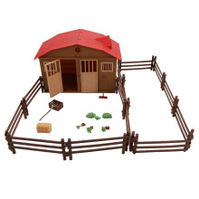 Simulation Mini Farmhouse Scene Model Farm Scene Model Display Farm Toy Accessory Set