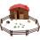 Simulation Mini Farmhouse Scene Model Farm Scene Model Display Farm Toy Accessory Set 5