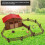 Simulation Mini Farmhouse Scene Model Farm Scene Model Display Farm Toy Accessory Set 3