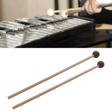 Gummi- und Holz-Marimba-Schlägel für Xylophon, 10 mm Köpfe