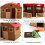 Simulation Mini Farmhouse Scene Model Farm Scene Model Display Farm Toy Accessory Set 2
