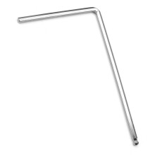 Professioneller 4mm Inbusschlüssel Gitarrenschlüssel Flachball-Ende Metall Silber-Finish