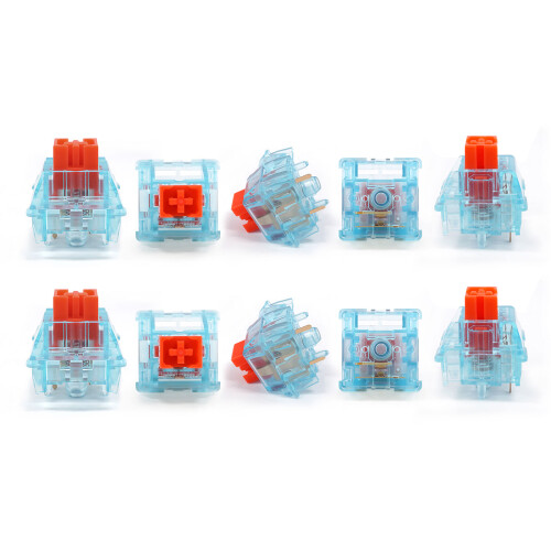 Glacier – interrupteur tactile silencieux, rvb, échange à-1