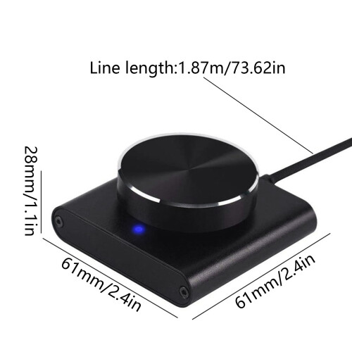 USB-volumeregelaar Multimedia PC-luidspreker Externe audio 1