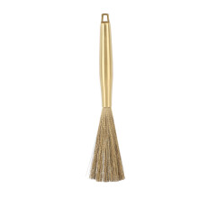 Cepillo para ollas de acero inoxidable 304, dorado, 11,5 cm/4,5 in