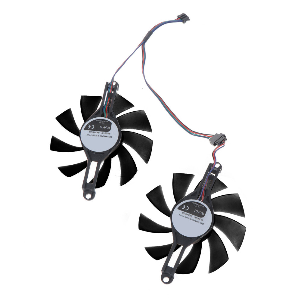 80Mm 4 Pin Vga Fan Graphics Card Cooling Fan For Radeon Rx 580 Light 7732000513121