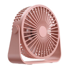 Ventilateur de bureau alimenté par USB, mini ventilateur-Rose