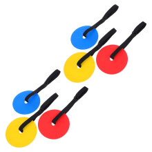 6Ud Dianas Multicolor Tpe Fútbol Y Hockey Colgantes Para Entrenamiento