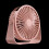 Ventilateur de bureau alimenté par USB, mini ventilateur-Rose 4