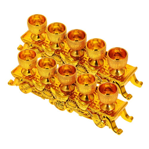 2Conjunto Cálice Decorativo Multifuncional Para Altar E