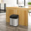 Homcom HOMCOM Automatic Sensor Dustbin Stainless Steel Rubbish Waste Bin Trash 20L 1