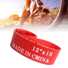 Red PVC Bike Rim Strip 12in MTB Inner Tube Puncture Protection