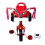 Kleinkind Dreirad Rot Farbe Faltbare 3 Position 2