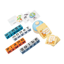 1 Set English Alphabet Learning Toy Wooden Letter Puzzle Spelling Games Educational Wooden Toy for Toddlers Learning Games Spelling Games Paper