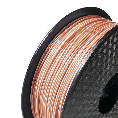Filament PLA d'impression 3D bicolore, diamètre de-Marron blanc