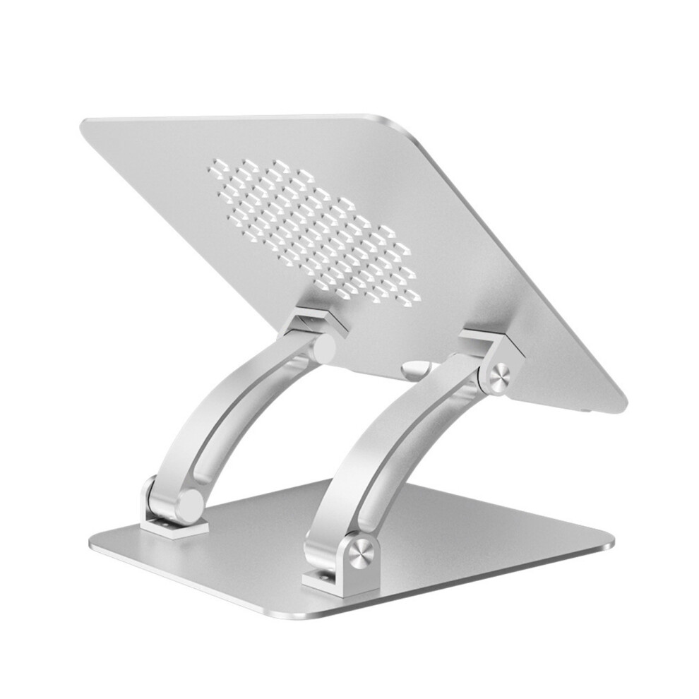 Ergonomic Aluminum Laptop Stand With Heat-Vent Laptop- Silver 7732000511684
