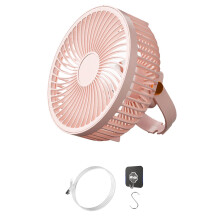 Ventilateur de plafond suspendu alimenté par USB, pour-Rose