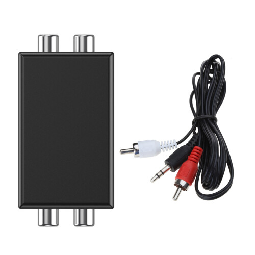 4 RCA Ground Loop Noise Isolator Eliminator for Car Stereo-  A