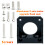 Mise à niveau du support d'installation fixe du moteur pas à pas 6
