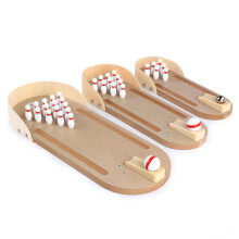2 Sets Desktop Bowling Toy Interactive Toy Decompression Toy Decorative Toy