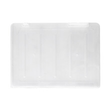 Transparenter Plastik-Aktenbox Organizer mit 4 Fächern, wasserdicht und staubdicht