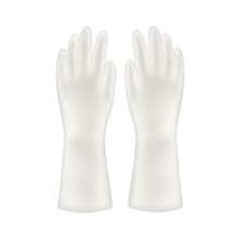 Haushaltsreinigungshandschuhe, PVC, verdickt,