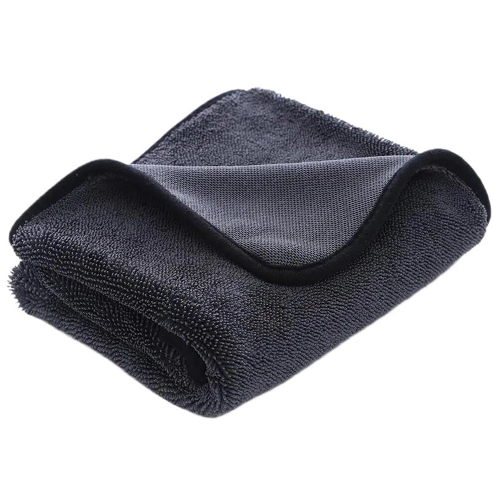 Large Microfiber Car Cleaning Towel Super Absorbent Lint Dual Texture For Wash And Dry 9412369259479