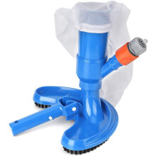 Garden Hose Connection for Above Ground Pools Cleaner, Snap-Lock Collection Bag in Portable Deluxe Jet Pool Vacuum for Quick Debris Capture, Telescopi