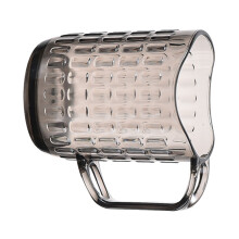 Badezimmer 280 ml Klare Zahnbürsten- und Mundspülbecher Mehrfunktionsdesign
