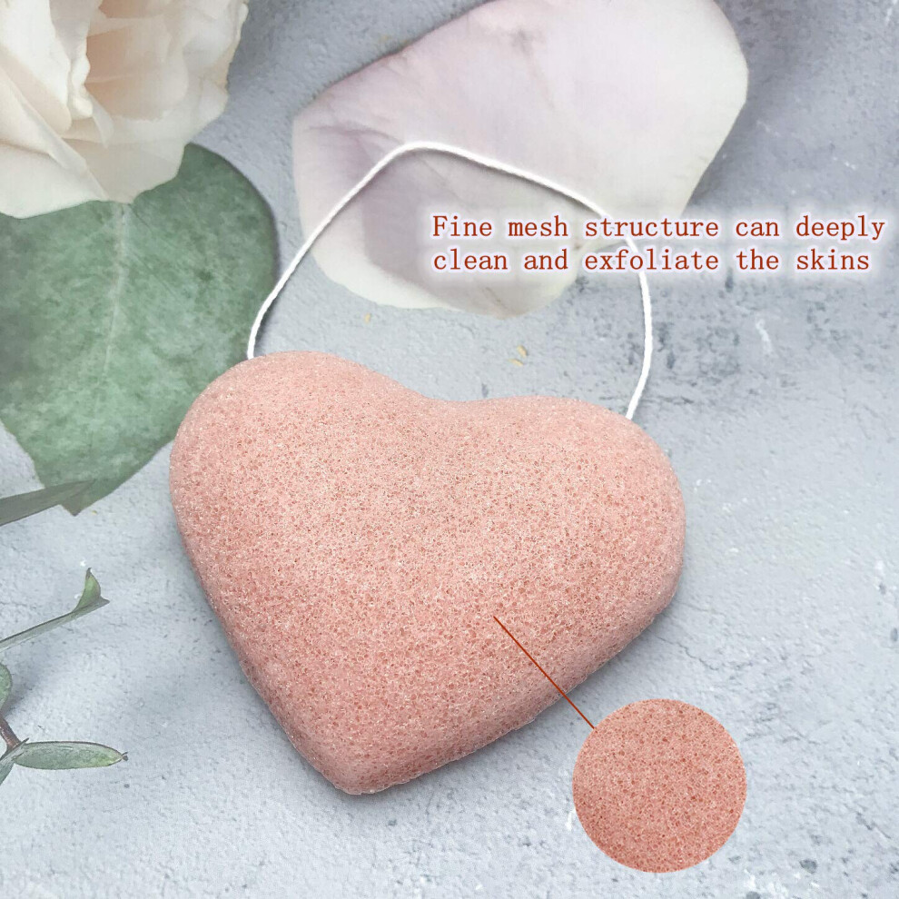 All Natural Konjac Root Fiber Sponge, Reusable & Biodegradable For A Sustainable Routine, Gentle On Skin, Deep Cleansing & Exfoliating For All Skin