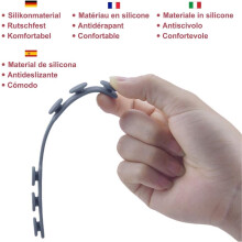 Accesorios de correas para las orejas de silicona suave y elástica, gancho extensor para mascarillas para evitar que aprieten, diseño lavable y