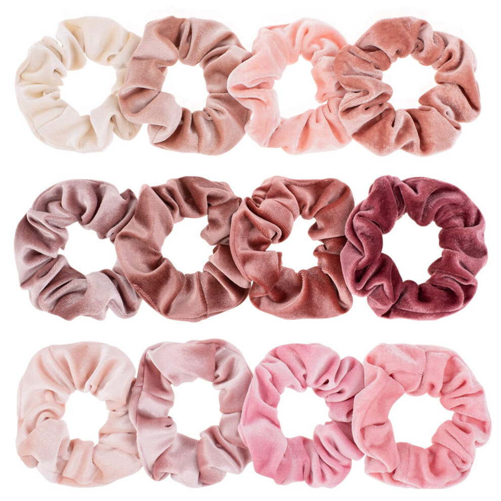 Unisex Pink Gifts For Teenage Girls, Blush Theme Scrunchies For Special Occasions