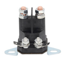 Professional 12V Electromagnetic Valve, Starter Solenoid For Lawn Tractor Replacement, Universal Fit Waterproof And Dustproof 4-Terminal