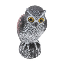 12'' Waterproof Plastic Owl for Garden Bird Control Fake Bird Deterrent Decoy