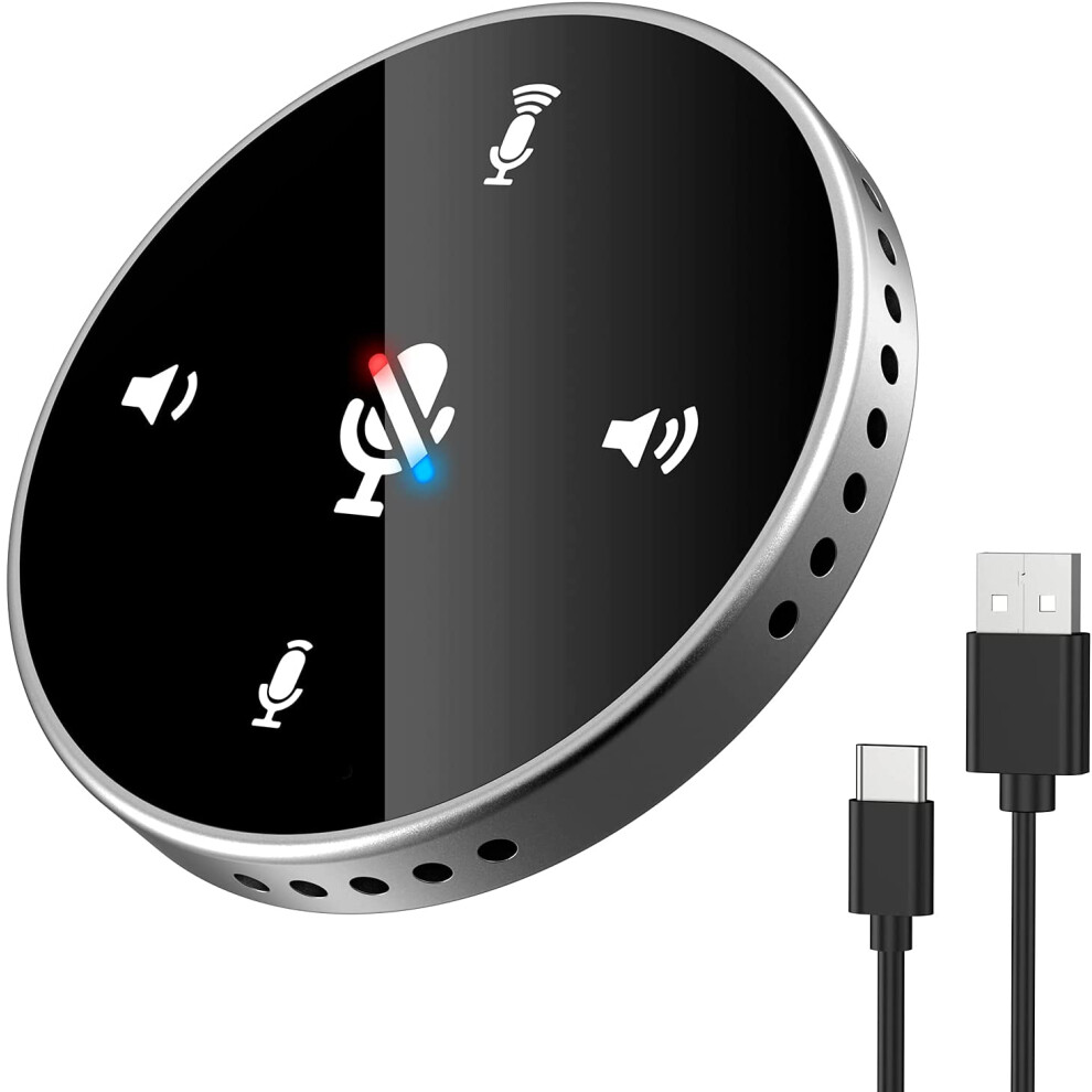Conference Tool, Zoom Certified Ai Mics 360 Voice Pickup & Intelligent Noise Reduction, Speaker With Microphone For Seamless Communication In 9340258570049