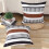 Μαξιλαροθήκες Boho Home Decor, Κομψός Σχεδιασμός σε Αγροτικό Στυλ με Δερμάτινη Πινελιά, 3