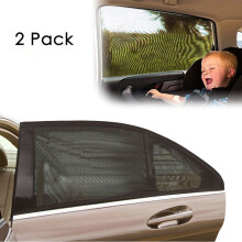 Pare-soleil de voiture à pression statique, maille respirante universelle pour une protection efficace et une installation rapide