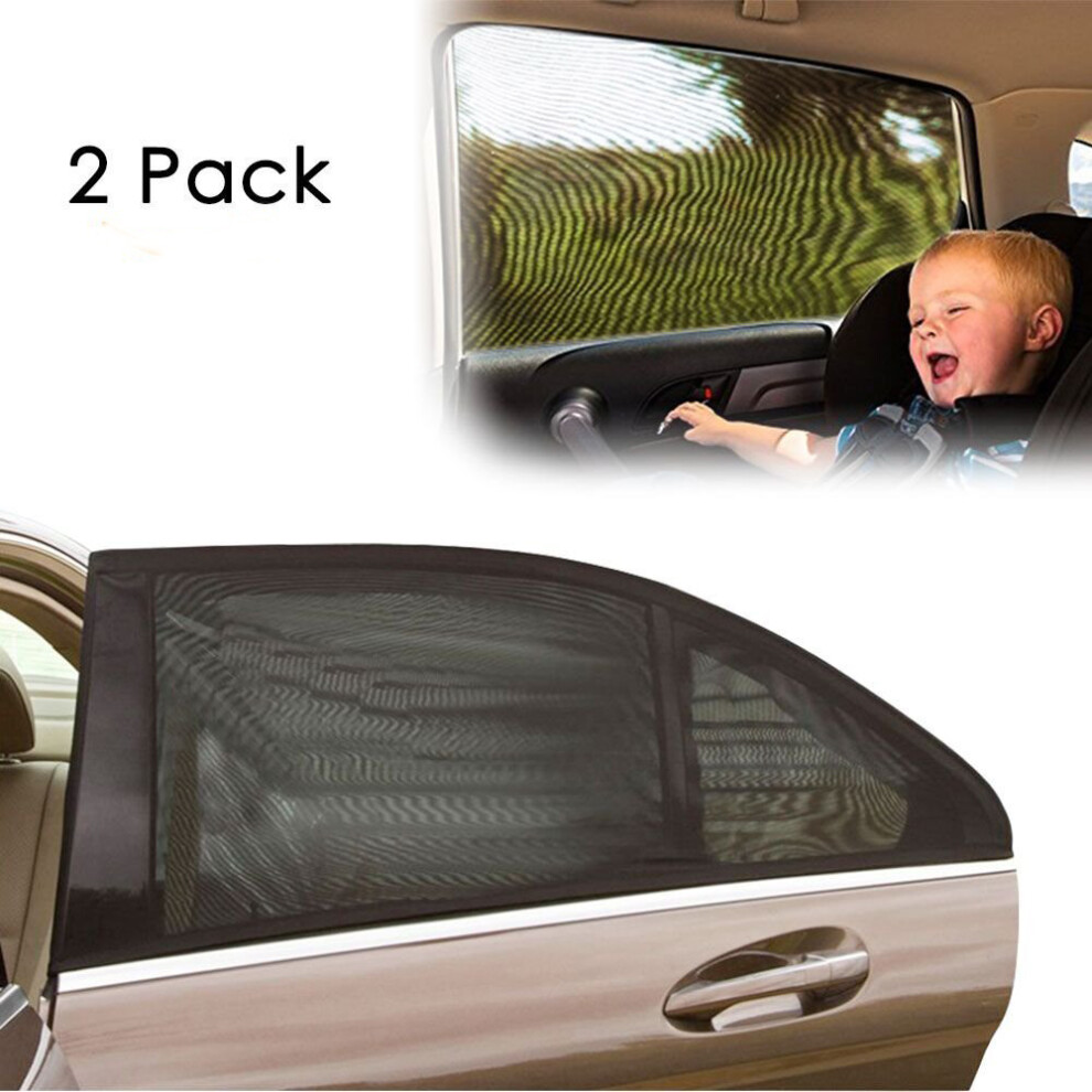 Insect Screen Car Sunshade, Breathable Mesh Universal-Fit For Anti-Uv Ray & Privacy 9048212531418