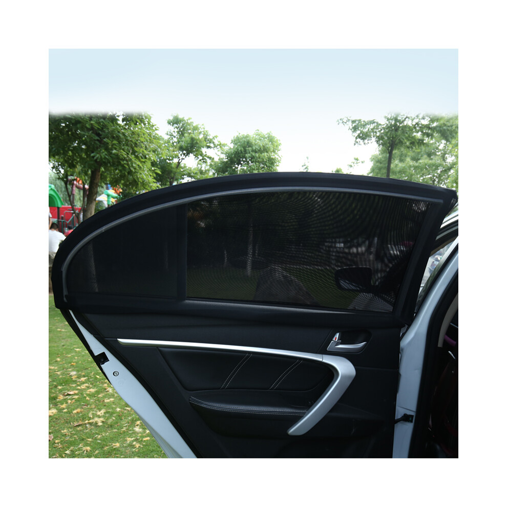 Adjustable Shade Car Window Sunscreen, Breathable Mesh Universal-Fit Car Sunshades For Effective Protection And Quick To Install 9128293526975
