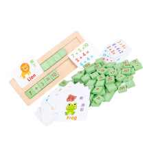 1 Set Wooden Alphabet Learning Toy, Educational Letter Recognition for Preschool and Early School, Safe