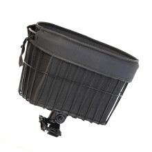 Schwarz Liner Pet Bicycle Basket Carrier