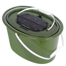 Minnow Bucket Portable Mesh Bait Bucket with Double Carry Handles for Ice Fishing and Outdoor Storage