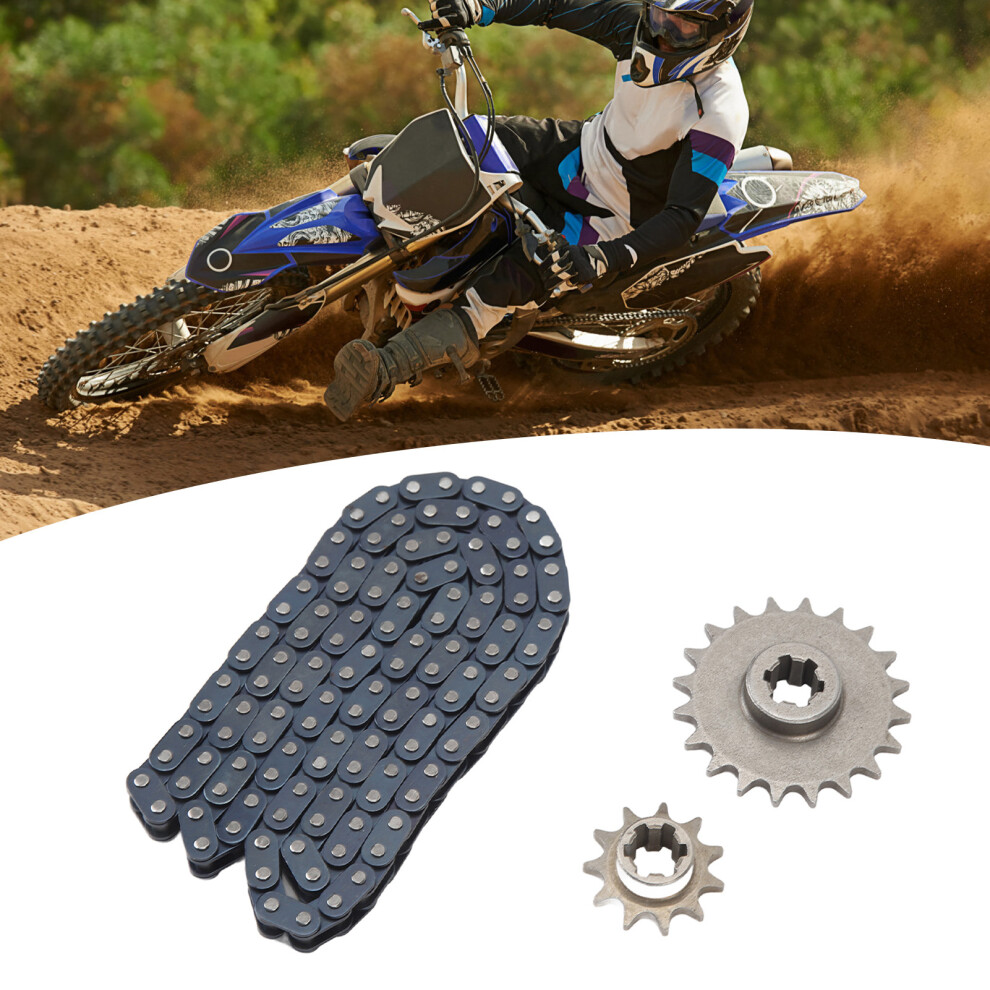 T8f Steel Buggy & Kart Chain Kit 116 Links Heavy Duty With 20T & 11T Sprockets 4901368740880