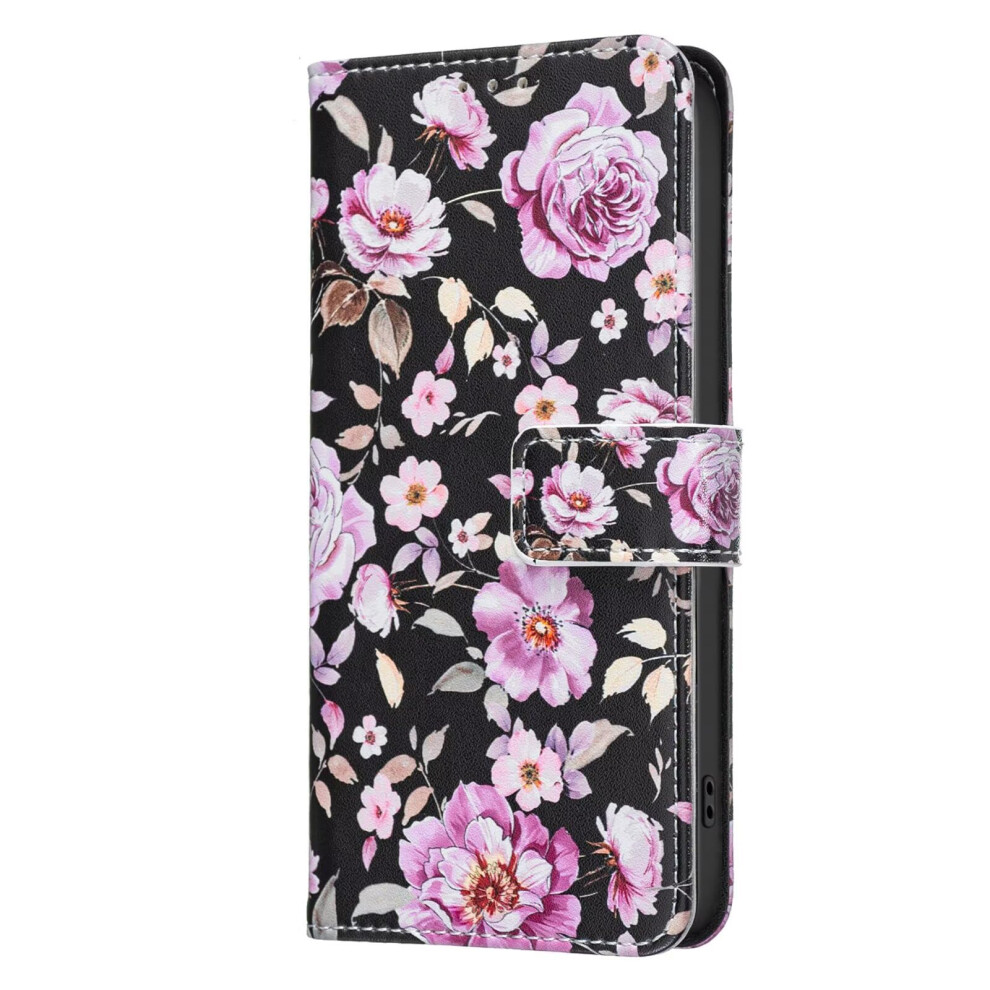 Rose Leather Flip Cover Wallet Case With Magnetic Closure Stand And Card Slots For Vivo Y03 4G Pink 9426802359756