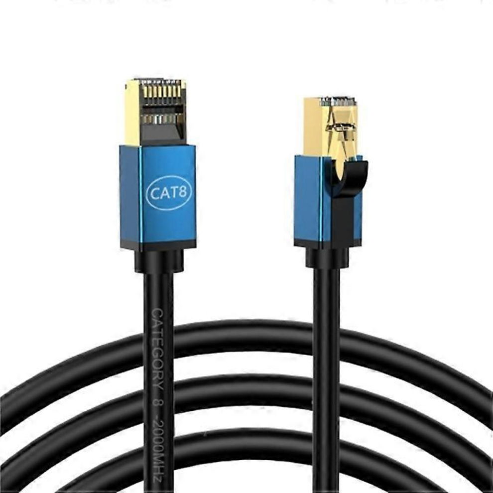 20M Cat8 Ethernet Cable 40Gbps 2000Mhz High Speed Network Cable Blue 7057162687214